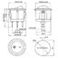 สวิทช์ 3 ทาง 3 ขา ขนาด 20mm. KCD1 Round Black 3 Pin SPST 3 Position ON-OFF-ON Rocker Boat Switch 6A 250V (10A 125V) สวิตช์