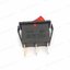 สวิตช์กระดก มีไฟสีแดง KCD3 AC 250V 16A (125V 20A) 13x30mm. 3 Pin SPST ON/OFF Boat Rocker Switch สวิทช์