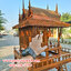 ศาลเจ้าที่เรือนแฝด 3 จั่ว เบอร์ 4