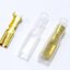 หางปลา 2.3 mm. มีเปลือกหุ้ม female crimp terminal connector with transparent sheath inserted spring 2.3mm insulation plug spring insert pure copper