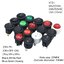 สวิตช์ 2ทาง 3ขา ขนาด 20 mm มีไฟสีเขียว. Full circle Round Black Rocker Switch 3 Pin 6A 250V / 10A 125V SPST ON-OFF Snap-in with Green light 20mm Diameter KCD1 สวิทช์