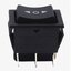 สวิตช์ 2 ทาง กดติด ปล่อยดับ KCD4 มีลูกศร Black Rocker Switch ON-OFF-ON Switch 2 Position 6 Pins Arrow is Reset 16A 250VAC/ 20A 125VAC