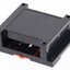 กล่อง PLC ขนาด 115*90*40 mm. สีดำ plastic box enclosure electronics plastic housing din rail enclosure electrical cabinet PLC plastic junction box enclosure black color