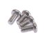สกรูมิลแฉก GB ชุบนิเกิ้ล M2x12 mm. แพ็คละ 20 ตัว M2 round head cross nickel-plated screw lengthened carbon steel น็อตเกลียวมิล M2*12