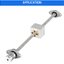 ข้อต่อเพลา 6*8 mm D19 L25 Aluminum Flexible Stepper Motor Coupling Motor Coupling Shaft Coupler คัปปลิ้ง ยึดเพลา 6x8
