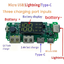 18650 5V 2.4A Lithium Battery Digital Display Charging Module with Dual USB Display Booster Module