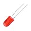 หลอด LED 5mm สีแดง แบบขุ่น 600-800mcd แพ็คละ 20 ตัว Red LED Diode Round Diffused Red Color Light Lamp
