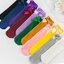 ถุงเท้ายาวเด็กผู้หญิงสีแดง(ไวน์) สีขาว สีเขียวเข้ม สีชมพู สีดำ สีม่วงเข้ม สีเหลือง ติดโบว์น่ารัก สดใส สไตล์แฟชั่นเกาหลี ขนาดแบบฟรีไซส์ ยาว 28 cm.