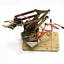 แขนกลหุ่นยนต์ อะคริลิคสีน้ำเงิน (ไม่รวมเซอร์โวและแผงวงจร) UNO R3 servo SG90 Acrylic Blue color Robot Arm DIY Maker Learning เพื่อการเรียนรู้
