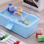 กล่องเครื่องมือเอนกประสงค์พลาสติกกันน้ำ 20*11*10 cm. Box Storage Transparent Box Multifunctional ฝาใส เนื้อหนาแข็งแรงทนทาน Tool waterproof box