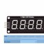 TM1637 4 Digit 0.56" Red LED Display Digital Tube Decimal Red 7 Segment 0.56 Inch Dual Clock Dot Module For Arduino ยังไม่บัดกรีขา