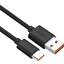 1M USB C Cable 3A USB 3.2 480Mbps Speed USB A to Type C Fast Charging Data Phone and Arduino สาย USB