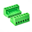 2EDG5.08-6P Plug-in Terminal Block 6 pin plug socket Female 300V 15A Pitch 5.08mm Wire Range 28-12AWG ตัวเมีย