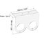 Acrylic Ultrasonic Sensor Mounting Bracket For HC-SR04 Module