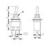 MTS-102 สวิตช์โยก 2 ทาง 3 ขา SPDT 3A 250V (6A 125V) 3 feet 2 gears ON-OFF 13x8mm. 2 Position Mini Toggle Switch สวิทช์โยก