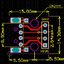 USB male to DIP 4p straight plug adapter board pcb converter pinboard 2.54mm.