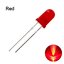 หลอด LED 5mm สีแดง แบบขุ่น 1000-2000mcd Red LED Diode Round Diffused Red Color Light Lamp