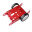 2WD Aluminum Alloy Smart Car Platform for DIY Chassis Electronic Car Kit โครงรถอลูมิเนียม สีแดง