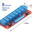 Relay 24V 8CH Relay Module Board Shield for Arduino with Optocoupler Support High and Low Level Trigger รีเลย์ 8 Channel