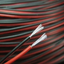 UL2468 20AWG 300V 5 Amp สายไฟคู่ ดำ-แดง Twin Cable ขนาด 20 AWG สายไฟดีซี DC Cable สายลำโพง ดำแดง Speaker Cable #20AWG