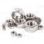 หัวน็อต M5 ชุบนิเกิ้ล แพ็คละ 20 ตัว สำหรับสรูเกลียวมิล nickel-plated screw lengthened carbon steel nut 5mm.