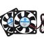 พัดลมระบายอากาศ 3D Printer Cooling fan 5012 DC 5V Brushless Cooler Fan DC for heatsink cooler cooling radiator 2 pin Fans