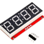 0.56 inch 4-bit 7 segment LED I2C driver HT16K33 จอ LED 4 หลัก 0.56 นิ้ว ไดรเวอร์ HT16K33 สำหรับ Arduino