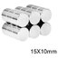 แม่เหล็กแรงสูง ขนาด 15x10 mm. Dia 15 mm. Thickness 10 mm. Magnet strong magnetic diameter neodymium iron boron strong magnet ทรงกลมแบน 10x15 10*15