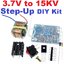 DC 3.7V-4.2V to 15KV (15000V) 15KV DC High Voltage Arc Ignition Generator Boost Step Up 18650 DIY Kit U Core Transformer Suite 3.7V