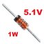 ซีเนอร์ไดโอด 1N4733A 5.1V 1W DO-41 zener diode
