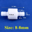 One-way valve 8 mm. check valve water stop anti-backflow valve เช็ควาล์ว
