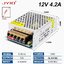12V 4.2A 50W Model S-50-12 Aluminum Case Switching Power Supply AC110V 220V to DC12V แหล่งจ่ายไฟ สวิทชิ่งเพาเวอร์ซัพพลาย