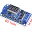 DC 6-30V Digital Time Delay Relay LED Display Automatic Circuit Timer Switch Control Adjustable Timing Relay Delay Switch รีเลย์ ทริกเกอร์ หน่วงเวลา