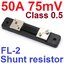 50A 75mV FL-2 class 0.5 DC Current Shunt Resistor