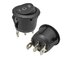 สวิทช์ 3 ทาง 3 ขา ขนาด 20mm. KCD1 Round Black 3 Pin SPST 3 Position ON-OFF-ON Rocker Boat Switch 6A 250V (10A 125V) สวิตช์