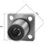LMK10UU 10mm flange linear bearing 10x19x29 mm seat square flange LMK linear motion bearing linear extension motion slider