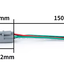 ขั้วต่อสวิทซ์ พร้อมสายไฟ 150mm TY 1650 5mm strip wire 16mm switch Harnes (สำหรับ 16mm push button switch)