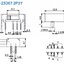 SK23D07 สวิตช์เลื่อน 3ทาง 8ขา คันโยกยาว 4 mm 2P3T SK23D07VG4 Handle High 4mm สวิตช์สไลด์ SK-23D07