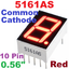 Digital Display 0.56 inch 10 pin 5161AS 1 bit 7 segment Red LED Digitron Common Cathode