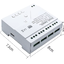 Tuya smart wifi access control relay inching self-locking interlocking module remote control switch AC 85-250V,Micro USB 5V input.