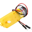 มอเตอร์เกียร์ทดรอบ DC 3V-6V 1:220 แกนเดี่ยว Smart car yellow tt motor DC gear motor with wire free welding single-axis plastic gear tooth box 1:220