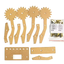 Acrylic Robot Arm Clamp Claw Mount Kit แขนจับสำหรับหุ่นยนต์(ไม่รวมเซอร์โวมอเตอร์)