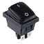 สวิตช์กันน้ำ 2 ทาง 4 ขา ไม่มีไฟ AC 250V 16A KCD4 DPST On-Off Switch 4 Pin Black color Waterproof Rocker Switch High Current Power Rocker 2 Gear 4 Foot Waterproof Power Switch สวิตช์กระดก