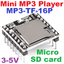โมดูลเล่นเสียง MP3 Mini MP3 Player Module for Arduino (DFPlayer MP3-TF-16P)