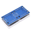 LED Matrix Driver MAX7219 IC Driver Module + LED 3mm Dot Matrix 8x16 ขนาด 65mm x 32mm สีแดง 1088AS