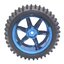 ชุดล้อรถขอบยางขนาด 85 มม.พร้อมที่ยึดล้อใช้กับเพลามอเตอร์ 4 มม. Rubber wheel 85mm with Coupling 4mm Shaft Motor car tires chassis Motor Robot