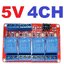 Relay 5V 4 Channel Relay Module Board Shield with Optocoupler Support High and Low Level Trigger for Arduno