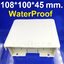 กล่องพลาสติกกันน้ำ 108*100*45 mm. ฝาเลื่อนขึ้นลง Plastic monitoring power supply waterproof box outdoor rainproof housing transceiver tail cable housing