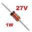 ซีเนอร์ไดโอด 1N4750A 27V 1W DO-41 zener diode