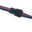 สายไฟพร้อมขั้วต่อ ผู้ เมีย 1 คู่ ยาวข้างละ 20cm 24AWG 4-PIN SM2.54 black plug air to plug connector terminal line pin connection line butt male and female head harness